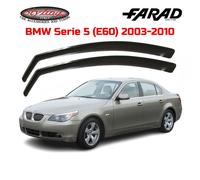 DEFLETTORI BMW SERIE 5 E60 (DAL 2003 AL 2010) FARAD SET 2 ANTIVENTO FUME' 12456