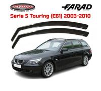 DEFLETTORI BMW SERIE 5 TOURING E61 (2003 2010) FARAD SET 2 ANTIVENTO FUME' 12456