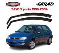 COPPIA DEFLETTORI ARIA ANTIVENTO PER CITROEN SAXO 5 PORTE 1996>2004 FARAD