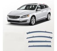Deflettori d'Aria Antiturbo Adatti per Volvo V60 MK1 2012-2017, Antivento, Antipioggia, Aerodinamico