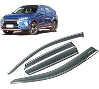 Deflettori d'Aria Antiturbo per Mitsubishi Eclipse Cross 2017 2018 2019 2020 2021 2022,Deflettori d'aria Compatibili Parapioggia Finestrini Auto Deflettori Integrati
