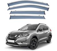 Deflettori d'Aria Antiturbo per Nissan X-Trail Rogue MK3-T32 2014-2020, Deflettori Finestrini Auto Deflettore Aria Deflettori del vento Facilità di Installazione