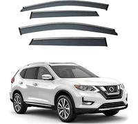 Deflettori d'Aria Antiturbo per Nissan Xtrail X-Trail Rouge T32 2014-2020,Deflettori d'aria Compatibili Parapioggia Finestrini Auto Deflettori Integrati