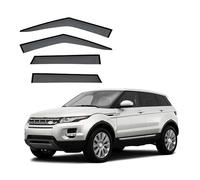 Deflettori d'Aria Antiturbo per Range Rover Evoque MK1-L538 2011-2014 2015 2016 2017 2018, Anteriori Posteriori Finestrino Laterale Visiera Anti Fumè Parapioggia Esterni,4pcs