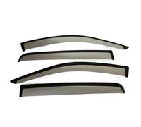 Deflettori d'aria per auto Per Ranger per Wildtrak T6 T7 T8 Deflettori per finestrini laterali, protezioni dalle intemperie, visiere per tende da sole, 2012-2021(D'argento)