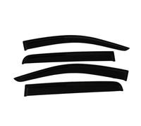 Deflettori d'aria per auto Per Ranger per Wildtrak T6 T7 T8 Deflettori per finestrini laterali, protezioni dalle intemperie, visiere per tende da sole, 2012-2021(Nero)