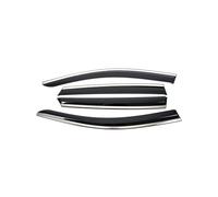 Deflettori d'Aria Per Benz B200 Protezioni Antipioggia Per Portiere In Plastica PC Con Striscia Cromata Set Da 4 Pezzi Antiturbo(2010 models)
