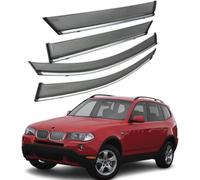 Deflettori d'Aria per BMW X3 MK1-E83 2003-2009, Deflettori d'Aria Finestrini Laterali Copertura Antipioggia, Paralume Antiappannamento