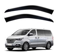 Deflettori d'Aria per Hyundai H-1 Cargo MK2-TQ 2008-2025, Parapioggia, Deflettori Integrati Finestrini Laterali Parapioggia e Antivento Tinta Fumé Auto