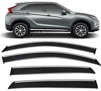 Deflettori d'Aria per Mitsubishi Eclipse Cross 2018-2021, Deflettori d'Aria Finestrini Laterali Copertura Antipioggia, Paralume Antiappannamento
