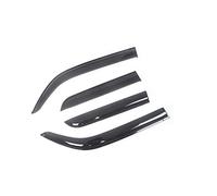 Deflettori d'Aria Per Nissan Per Titan 2004-2015 Crew Cab Finestrini Laterali Deflettori Del Visiere Nero Protezione Pioggia Porta Visiera Vent Shades deflettore del finestrino laterale