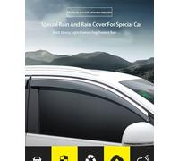 Deflettori d'Aria Protezioni Antipioggia Per Portiera Auto In Plastica Per A3 Con Striscia Cromata Set Da 4 Pezzi Antiturbo(2017 hatchback)