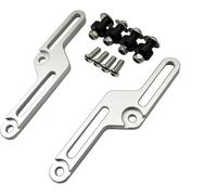 Deflettori del parabrezza Regolatori parabrezza per moto Flusso d'aria Parabrezza regolabile per SUZUKI Per V-STORM 650 DL650 2017-2020(D'argento)