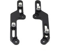Deflettori del parabrezza Regolatori per parabrezza CNC per motociclette per CB500X 2017-2020 2021(Nero)