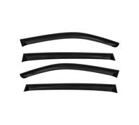 Deflettori del vento compatibili con Audi Q3 8U 2011-2018 in acrilico scuro, 4 pezzi