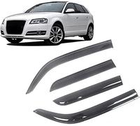 Deflettori del vento dell'auto per Audi A3 8P 2004-2012, parasole/parapioggia/paravento/deflettore del vento atmosferico delle porte
