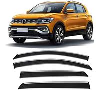 Deflettori del vento dell'auto per VW T-Cross Tacqua 2019-2022, parasole/parapioggia/paravento/deflettore del vento atmosferico delle porte