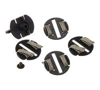 Deflettori di guida x 4, piastre a treccia x 4 e confezione di viti