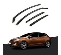 Deflettori eolici HYUNDAI i30 MK2 2012-2017 5 porte portellone 4 pezzi colorati