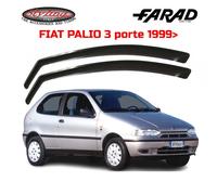 DEFLETTORI FIAT PALIO (DAL 1999 IN POI) 3 PORTE FARAD SET ANTIVENTO FUME' 12286