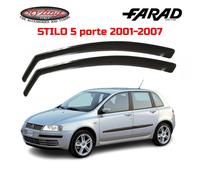 DEFLETTORI FIAT STILO (2001-2007) 5 PORTE FARAD SET 2 ANTIVENTO FUME' 12376