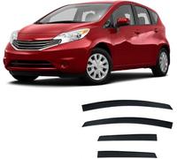 Deflettori Finestrini Auto per Nissan Versa Note MK2-E12 2014-2019 | Deflettori d'aria per Auto 4 Pezzi, Deflettori per Finestrini Auto, Migliorare la Ventilazione con i Vetri Leggermente Aperti
