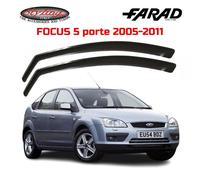 DEFLETTORI FORD FOCUS SW (2005 AL 2011) 5 PORTE FARAD SET ANTIVENTO FUME' 12462