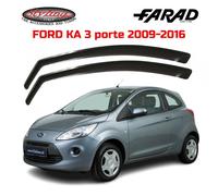 DEFLETTORI FORD KA (DAL 2009 AL 2016) 3 PORTE FARAD SET 2 ANTIVENTO FUME' 12552