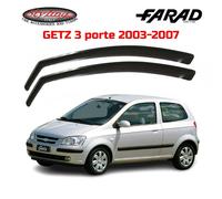 DEFLETTORI HYUNDAI GETZ (2003 AL 2007) 3 PORTE FARAD SET ANTIVENTO FUME' 12423