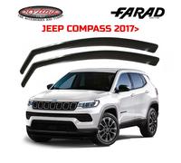 DEFLETTORI ANTIVENTO ANTERIORI JEEP COMPASS 17> JEEP CHEROKEE 13>