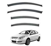 Deflettori Laterali cromati per Chery Tengo Hatchback MK1 2008-2015, finestrini Auto parapioggia in PC Montaggio Adesivo