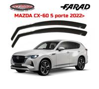DEFLETTORI MAZDA CX-60 (DAL 2022) 5 PORTE FARAD SET 2 ANTIVENTO FUME' 14237M