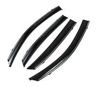 Deflettori per Finestrini per Honda Civic Hatchback 16-21, 1 Set, Neri