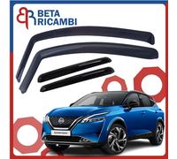 Deflettori Per Nissan Qashqai III J12 dal 2021 5P Antivento Antipioggia 4 Pezzi