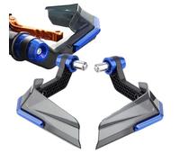 Deflettori per parabrezza del manubrio - Materiale ABS 26 x 5 cm, protezione del vento delle guardie delle mani, guardie a mano di moto con design del vento | Coppia di accessori per moto protettivi