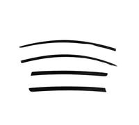 Deflettori Per Vetri Laterali Deflettore Di Sfiato Per Finestrino Laterale Nero Modifica Nera Per Tesla Per Model Y 2020-2024 Deflettori D'Aria Antiturbo