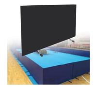 Deflettori pieghevoli da ping pong - Schermi per la privacy auto-allenamento per club, scuole e stadi, divisioni temporanee, 2 pezzi, nero (140 x 75 cm) - 6 colori disponibili