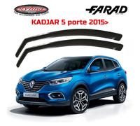 DEFLETTORI RENAULT KADJAR (2015 in poi) 5 PORTE FARAD SET ANTIVENTO FUME' 12615