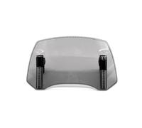 Deflettori vento Per Kymco Per Agility 125 Per Downtown 2017 Parabrezza Rialzato Moto Spoiler Regolabile(GRIGIO)