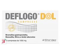 Stardea Integratore DEFLOGO DOL 1050 mg – 30 cpr – Bromelina, Boswellia – Senza glutine e lattosio