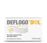 Stardea Integratore DEFLOGO DOL 1050 mg – 30 cpr – Bromelina, Boswellia – Senza glutine e lattosio