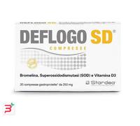 Stardea Integratore Deflogo SD - 20 compresse gastroprotette, senza glutine e lattosio, Bromelina