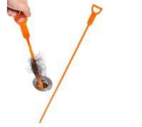 Deflusso dei capelli - 50,5 cm | Pulisci il gancio di pulizia con design portatile, strumento di rimozione dei del, escavatore per canna igienica per bagno, lavello, strumento Unclogger