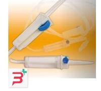DEFLUSSORE PER INFUSIONE STERILE FLEBO SENZA AGO CON ROLLER CURA IN APIROGENO MONOUSO 1 PEZZO