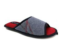 DeFonseca CIABATTE SANDALI estive in Cotone Uomo alla Pugliese Aperte in Punta MOD. BARI TOP E PA M755 (BLU, Sistema Taglie Calzature EU, Adulto, Uomo, Numero (range), Media, 42, 43)