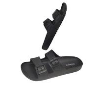 DeFonseca Ciabatte Sandali Slip On Gomma Uomo Donna Estate per Casa, Giardino Spiaggia Mare (Nero, Sistema Taglie Calzature EU, Adulto, Uomo, Numero, Media, 41)