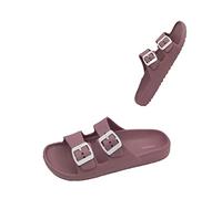 DeFonseca Ciabatte Sandali Slip On Gomma Uomo Donna Estate per Casa, Giardino Spiaggia Mare (Rosa, Sistema Taglie Calzature EU, Adulto, Donna, Numero, Media, 40)
