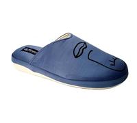 DeFonseca Sandali Ciabatte Estate DONNA da Casa in Cotone MOD. VERONA E W844 (BLU, Sistema Taglie Calzature EU, Adulto, Donna, Numero, Media, 37)