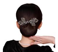 Deft - Accessorio per chignon e chignon, motivo floreale, per capelli lunghi, per donne e ragazze