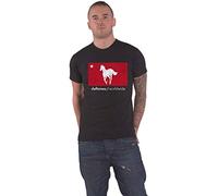Deftones T Shirt Star And Pony Band Logo Nuovo Ufficiale Unisex Nero Size XXL